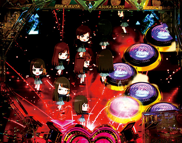 ぱちんこ 乃木坂46 キュンキュンLIGHT ver.の予告演出