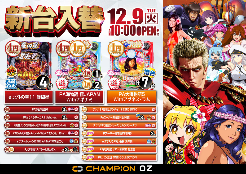 ハチチャン CRサムライチャンプルー3LSX｜ぱちんこ｜HAZUSE DATA｜実践に役立つ