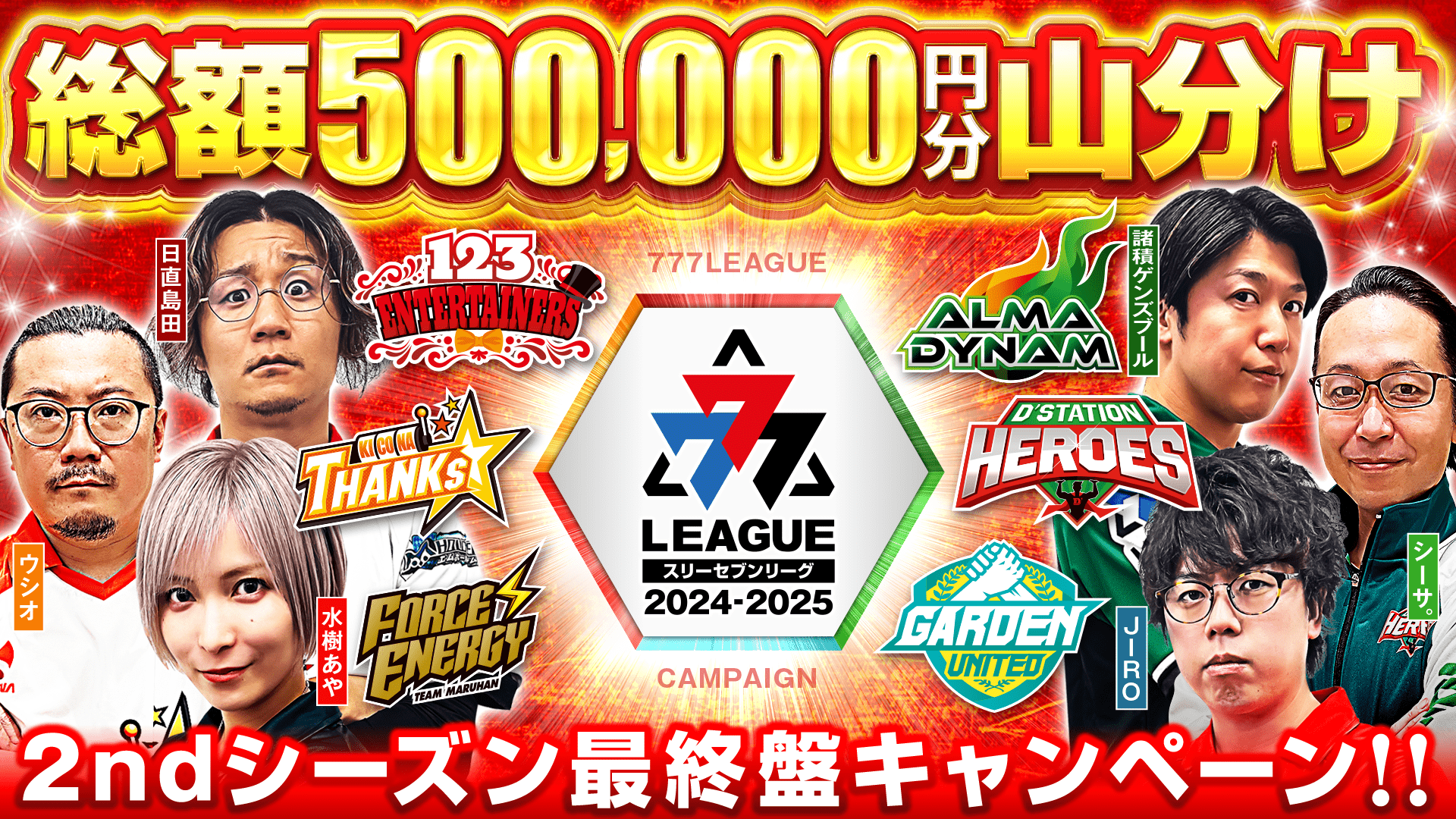 キャンペーン | 2ndシーズン（2024-2025） | 777.LEAGUE (スリーセブン