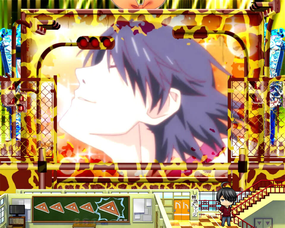 リーチ後カットイン_キリン柄