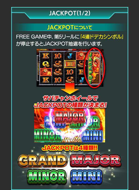 ジャックポットについて