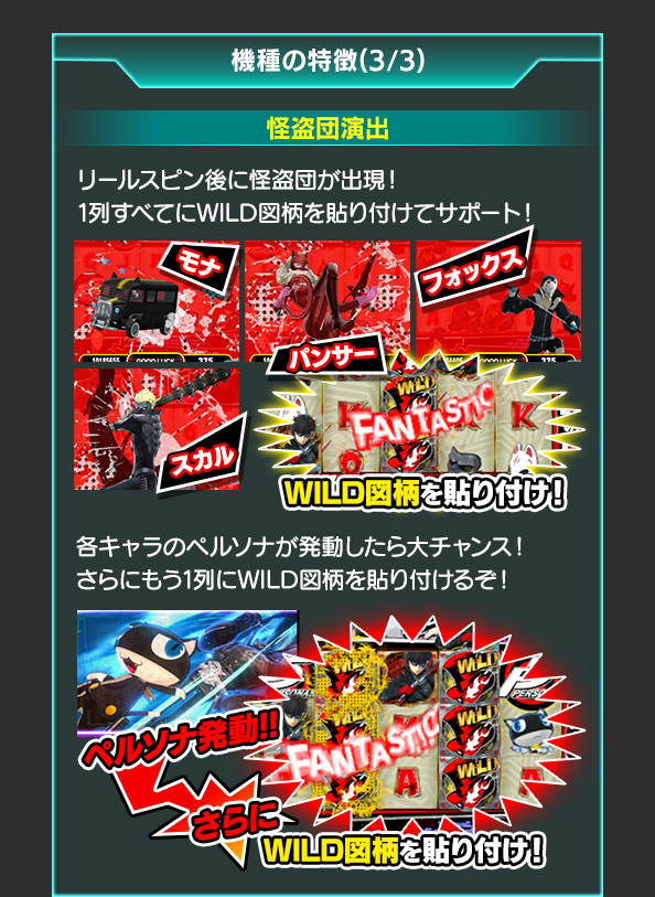 機種の特徴について