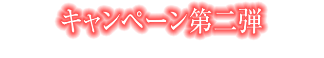 キャンペーン第二弾